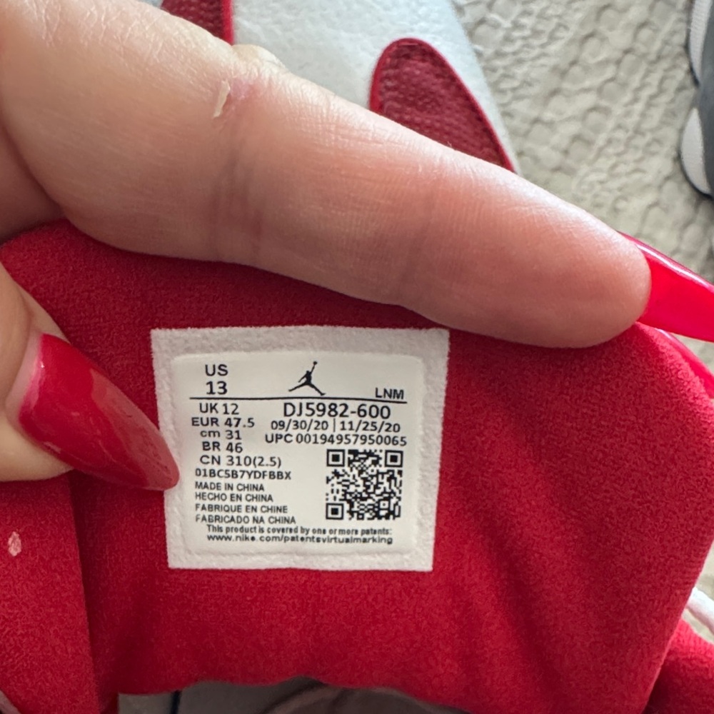 Jordan 13. Red Flint Sneakers. 13. Like New!! - Picture 2 of 7